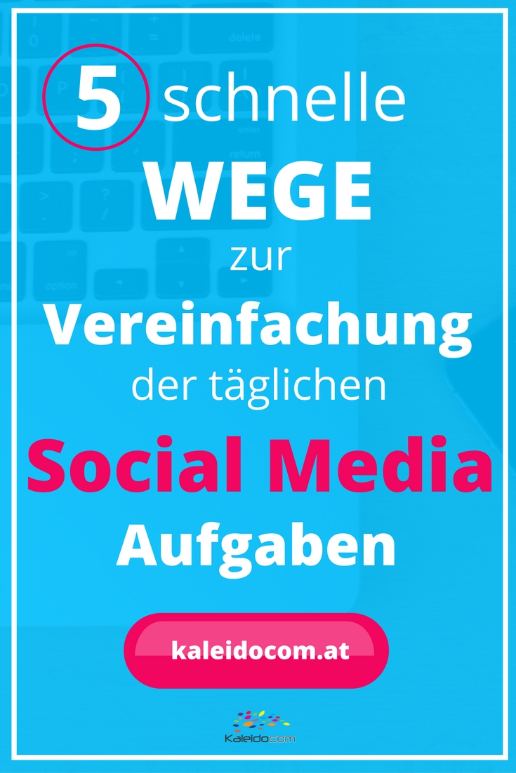 Gerade wenn man selbstständig oder Kleinunternehmer ist, hat der Tag oft viel zu wenig Stunden. Die sozialen Medien wie Facebook können ein enormer Zeitfresser sein, wenn man dies nicht ausgelagert hat, sondern selbst pflegt.