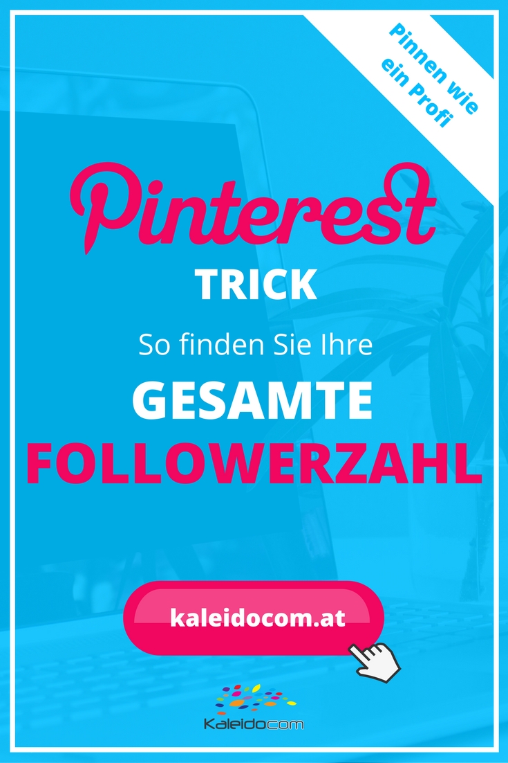 Wenn Sie Pinterest schon länger benutzen, dann wissen Sie dass die Followerzahl, die direkt beim Profil angezeigt wird, nicht die Follower zeigt, die Ihrem ganzen Profil folgen und nicht nur einzelnen Boards. Erfahren Sie hier den Trick, wie Sie diese Zahl schnell herausfinden!