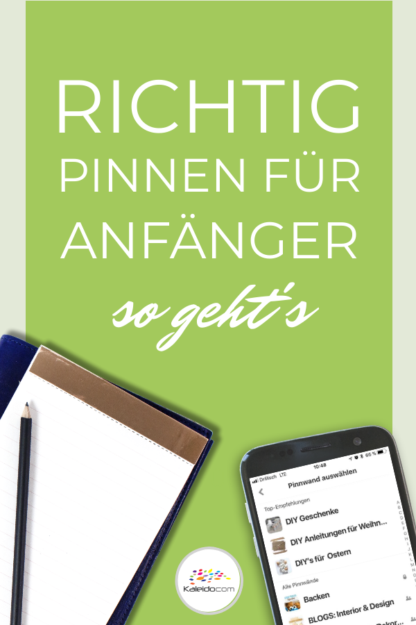 Richtig pinnen - so geht's 3
