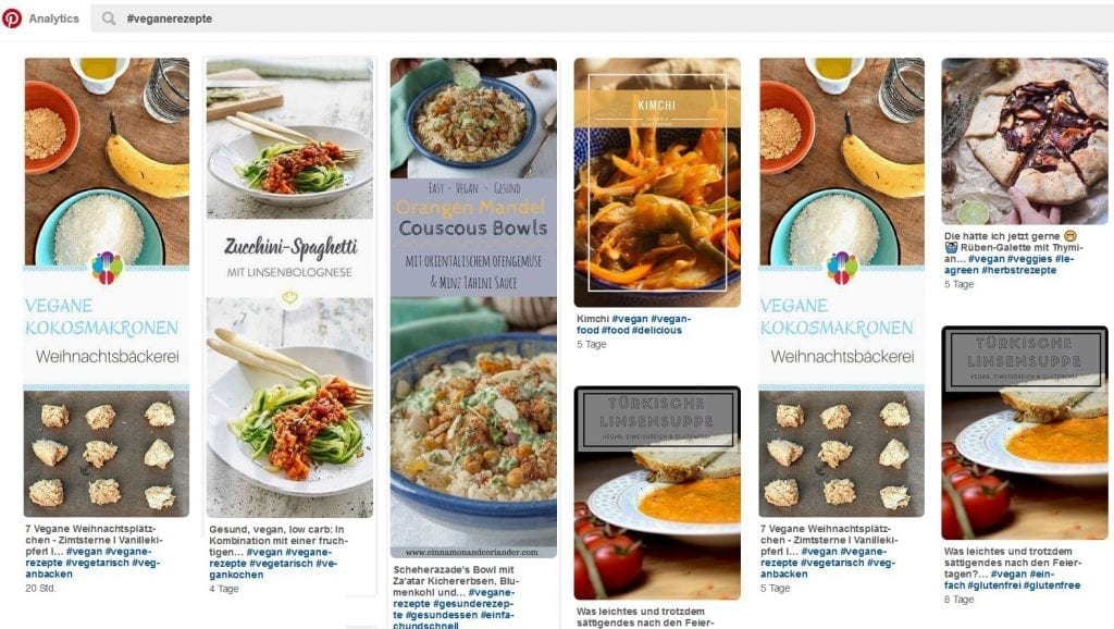 Hashtag Guide für Pinterest 4 Suchergebnis auf Pinterest mit #veganerezepte