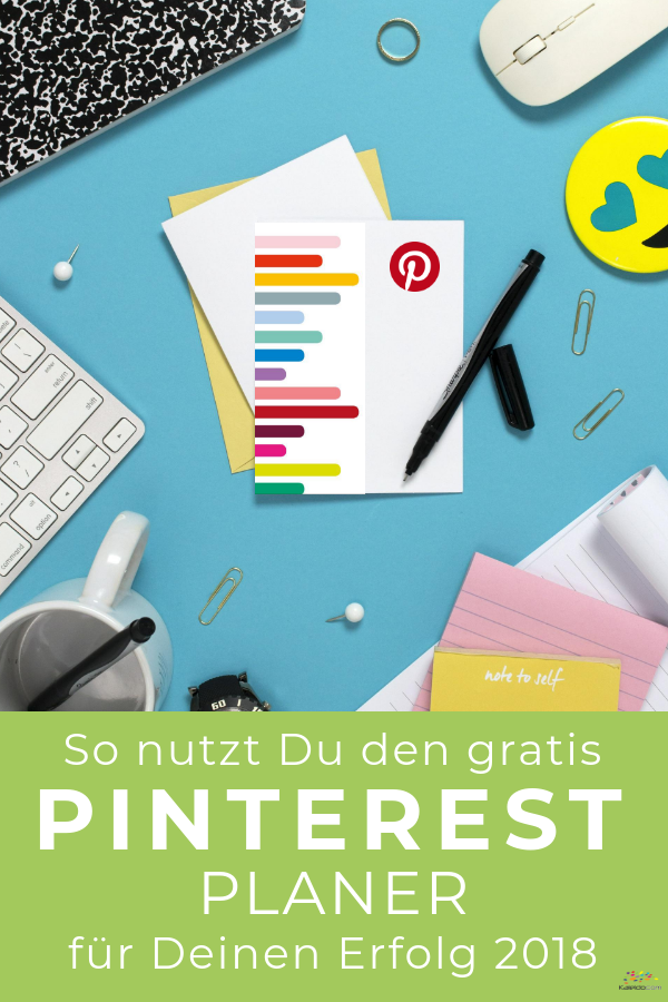 Pinterest-Planer keyboard table
