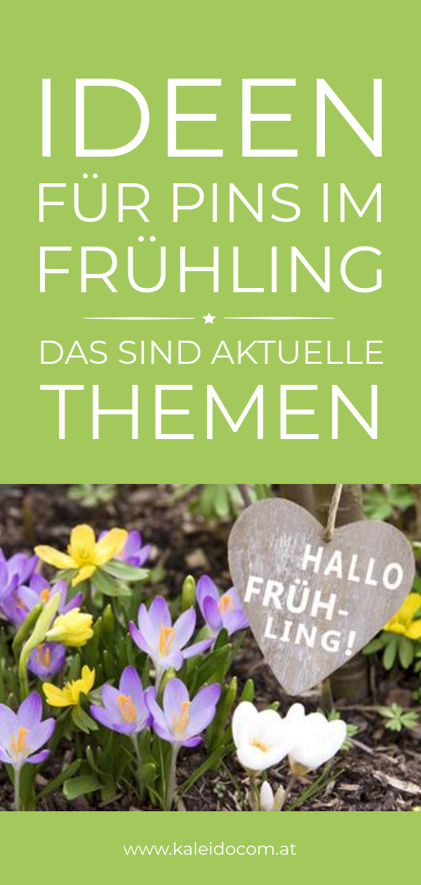 Pin Frühling Blumen Themen für Pinterest